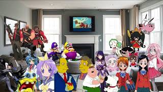 wario and friends die after a bombing while watching hannabarbera cartoons [upl. by Minier]