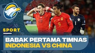 INDONESIA VS CHINA China Unggul 20 Atas Timnas Indonesia [upl. by Kered]