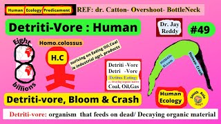 Human Ecology 49  DetritiVore Systems Humans  HomoColossus  drCatton  Overshoot Jay Reddy [upl. by Silden]