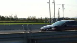 1175  12096 MPH Ford Fusion Sport Drag Racing [upl. by Lewiss557]