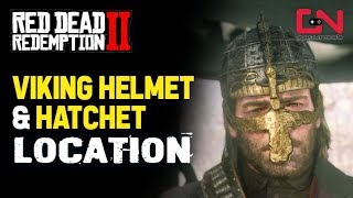 Red Dead Redemption 2  Where to find The Viking Helmet and Hatchet [upl. by Baniez]