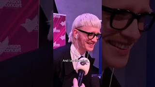 Joost Klein being iconic at Eurovision in Concert 2024 Eurovision Europapa Interview shorts [upl. by Sheri348]