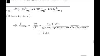 Colligative Properties Osmotic Pressure IV [upl. by Yatnuahc]