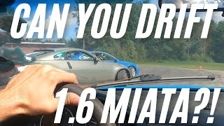 DRIFTING MY STOCK 16 MIATA [upl. by Corly450]