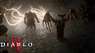 Diablo 4 Inarius VS Lilith in Hell Full Cinematic [upl. by Aitekram74]