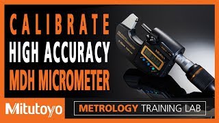 Calibrate Mitutoyo Micrometer  High Accuracy MDH Outside Micrometer [upl. by Epolulot]