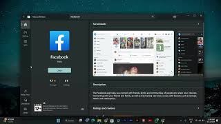 How To Install Facebook App in Laptop Windows 11 2024  Quick Help [upl. by Eidolem]