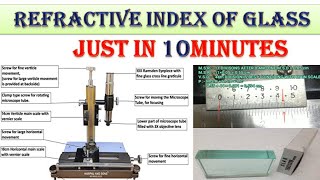 PHYSICS CLASS XIIEXPIREMENT 11 Refractive Index Of Glass [upl. by Hoashis35]