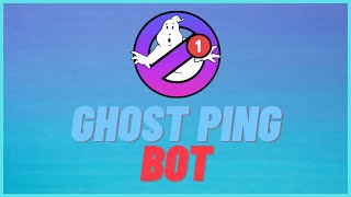 Creating a Ghost Ping Detector Bot from scratch  discord bot [upl. by Hulbig]