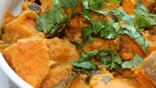 SRI LANKAN SWEET POTATO CURRY VEGANVEGETARIAN [upl. by Latyrc]