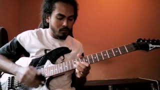 Dasun Madushan  Adare Pawasala guitar solo coverd by Joetheguitarboy [upl. by Ydnerb]