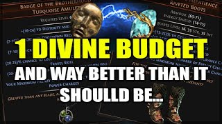 PATH of EXILE on Only 1 Div Budget  A Power Charge Stacking Arc Build for Next to Nothing  323 [upl. by Manfred795]