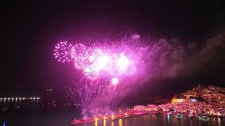 Fuegos artificiales fiestas de San Ciriaco Ibiza [upl. by Baer741]