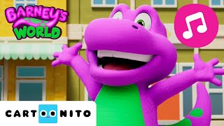 I Love You Song 💜 🎵  Barneys World  cartoonito  Music for Kids [upl. by Ahsram]