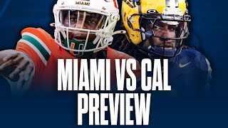 Why Miami Football WILL BEAT Cal Football  Miami vs Cal Preview [upl. by Esyli]