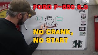 Ford F550 60  No Start No Crank [upl. by Elakram]