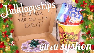 DIY Julklappstips till ett syskon  biolåda amp pengapizza [upl. by Hpesoy]