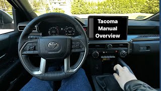 Toyota Tacoma 6Speed Manual Transmission How It Works Feels amp Features [upl. by Dnomzed]