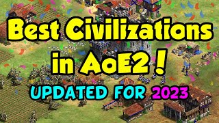 Best Civilizations in AoE2 2023 [upl. by Edwina]