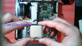 HP Compaq dc7800 CPU upgrade to Core2 Duo E8400 Ep003 [upl. by Kristianson]