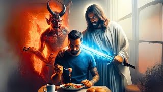 The devil vs Jesus jesus devil jesuschrist [upl. by Vanhook59]