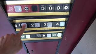 Fast Dover Traction Glass Elevators at University Center Garage TAMU in College Station TX [upl. by Bozuwa]