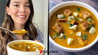 🥕Roasted Carrot Soup With Feta Cheese  Simple and Delish by Canan [upl. by Isa277]