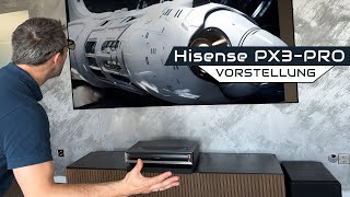 Hisense PX3PRO  Das neue Laser TV Highlight 2024 TriChroma VIDAA U7 Dolby Vision 3D uvm [upl. by Ardith596]