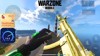 MAXED OUT GRAPHICS WARZONE MOBILE GAMEPLAY [upl. by Thane]