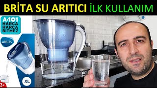 A101 brita su arıtma sürahisi nasıl kullanılır kurulur İlk kullanım kutu açılış inceleme test [upl. by Lebisor708]