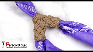 Tela woggle neckerchief slide knot [upl. by Enram441]