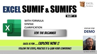 Excel Formula SUMIF amp SUMIFS [upl. by Vlad]