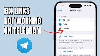 Fix Links Not Working On Telegram  Telegram Links Not Opening  Problem Solved [upl. by Uzzia]