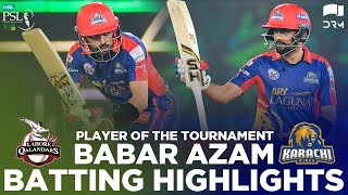 Babar Azam Batting Highlights  Lahore vs Karachi  Final Match  HBL PSL 2020  MB2E [upl. by Esylle]