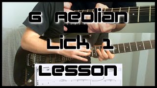 G Aeolian Lick 1 Lesson [upl. by Okia786]