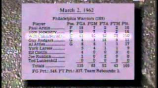 Wilt Chamberlains 100 point game [upl. by Siegfried]