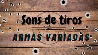 Som de Tiros de diferentes armas VARIOS CALIBRES [upl. by Enileuqaj]