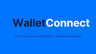 How to use your GoodDollar wallet to stake G [upl. by Scibert]