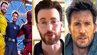 Chris Evans REACTION to bringing back HIS character in Deadpool amp Wolverine [upl. by Heti775]