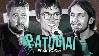 N18  Patogiai su Free Finga  Žilvinas Kerbelis  Evaldas Jasaitis  Laisvės TV X [upl. by Milka]