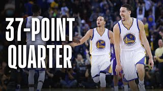 The Time Klay Dropped 37 PTS In One QTR 🔥 [upl. by Enomis94]