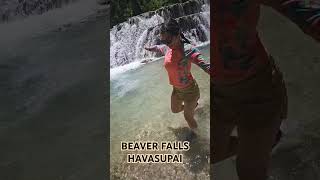 Jolly Hikers Swimming at Beaver Falls in Havasupai Indian Reservation last July 2024 [upl. by Batha]