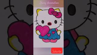 Diary decoration ideasdreamy diy craftsshortsdiary decoration sticker [upl. by Maharg]