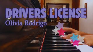 drivers license  olivia rodrigo  piano cover [upl. by Auhsoj]