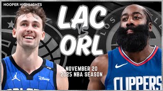 LA Clippers vs Orlando Magic Full Game Highlights  Nov 20  2025 NBA Season [upl. by Ardys]