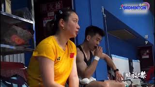 Zheng Siwei Huang Ya Qiong Training Moment  Chinese Mixed Doubles Players [upl. by Sabanrab]