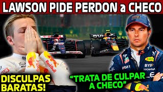 quotTRATA DE CULPAR a CHECOquot LAS DISCULPAS TONTAS de LAWSON a CHECO GP MEXICO 2024 F1 HOY [upl. by Brandwein]