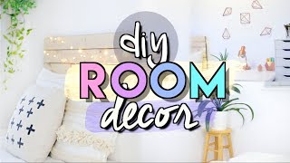 DIY ROOM DECOR MAKEOVER Room Makeover Part 3  JENerationDIY [upl. by Tterag55]