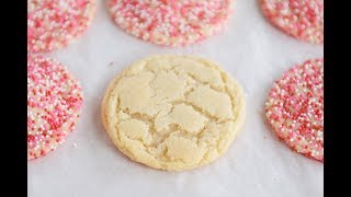 Easy Soft and Chewy Drop Sugar Cookies No rolling or cutting out [upl. by Mariele]