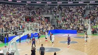 Last minute Slovenia  Serbia OT Slovenia W Luka Doncic 34 Pts Live Arena [upl. by Jorin]